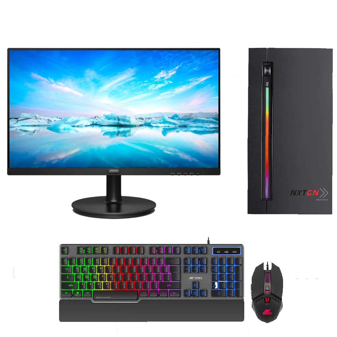 NXTGN Core i5 12th Gen Gaming/Editing PC | i5 12400F | 16GB RAM